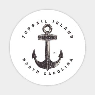 Topsail Island, NC Summertime Vacationing Big Anchor Magnet